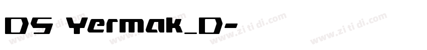 DS Yermak_D字体转换